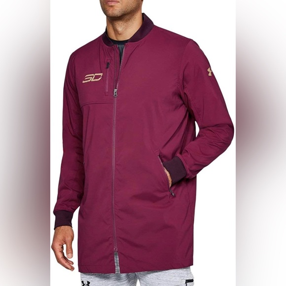NEW Under Armour Men's Curry Life Long Range Bomber Top SZ XXL - Picture 1 of 8